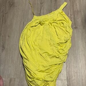 Yellow One-Shoulder Dress